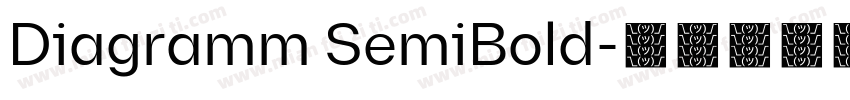 Diagramm SemiBold字体转换